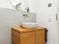 Waschbecken-Schrank Naturholz