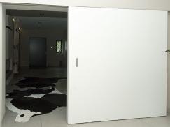 Moderne Schiebtür aus Holz