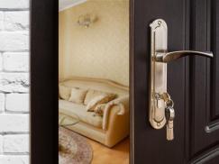 Haustür-Schloss in gold