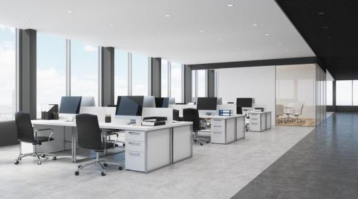 Büromöbel in weiß