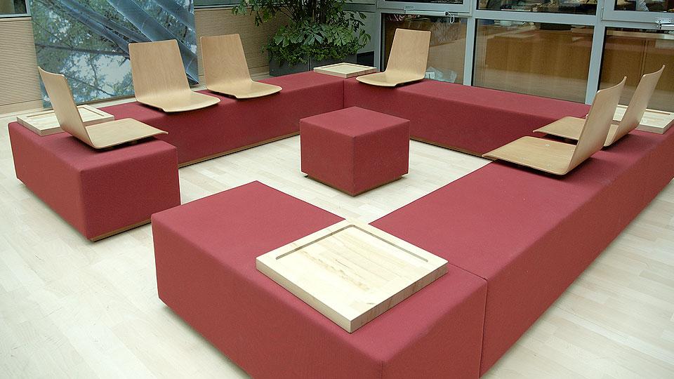 Ladenbau Sitzbereich 